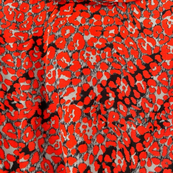 MAJE Wrap Dress Long sleeves Mini Leopard Print Size T1 / XS - Picture 5 of 5